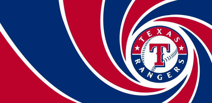 007 Texas Rangers logo iron on paper